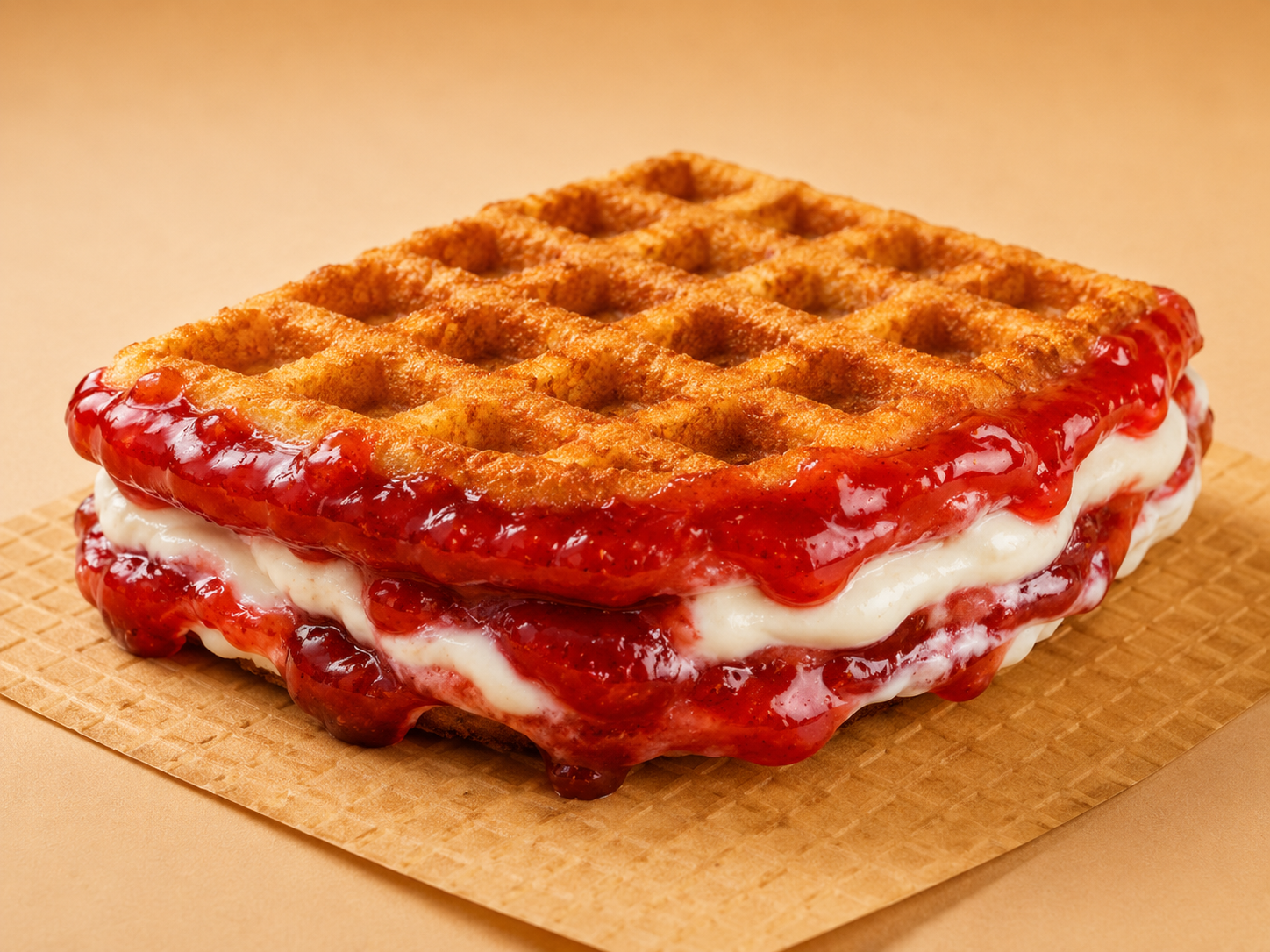 Strawberry and cream Drizzlewich